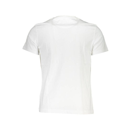 La Martina White Cotton Men T-Shirt LA-37347-XL