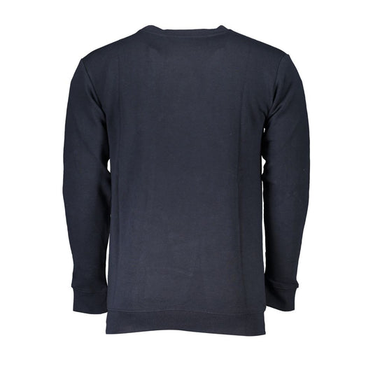 Cavalli Class Blue Cotton Sweater CA-26717-3XL