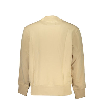 Calvin Klein Beige Cotton Men's Sweatshirt