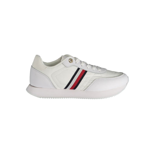 Tommy Hilfiger White Leather Women Sneaker 1728,67403481248,Athletic - Sneakers - Shoes,EU36/US6,EU37/US7,EU38/US8,EU39/US9,EU40/US10,EU41/US11,New with tags,Shoes,Sneakers - Shoes,Tommy Hilfiger,White,Women
