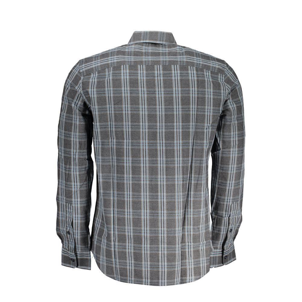 North Sails Brown Cotton Men Shirt NO-37611-S