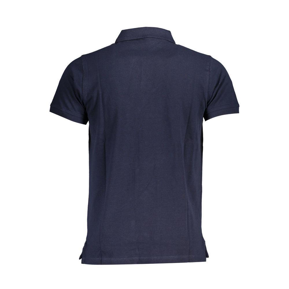 Norway 1963 Blue Cotton Men Polo Shirt