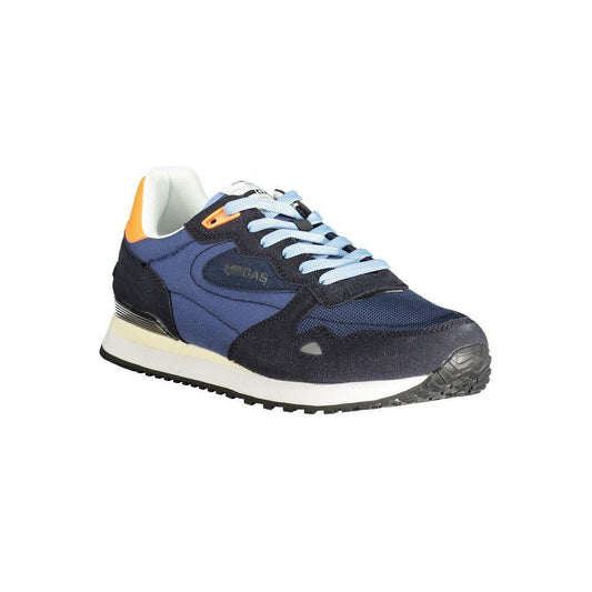 Gas Blue Polyester Men Sneaker GA-38583-EU43/US10