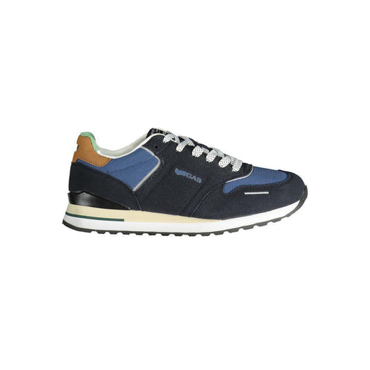 Gas Blue Polyester Men Sneaker GA-38585-EU43/US10