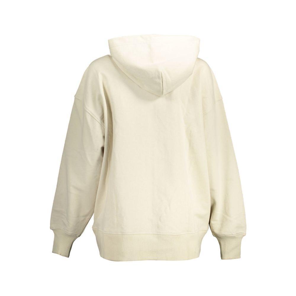 Calvin Klein Beige Cotton Women Sweatshirt