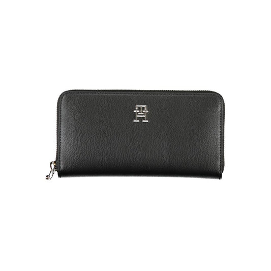 Tommy Hilfiger Black Polyester Wallet Tommy Hilfiger