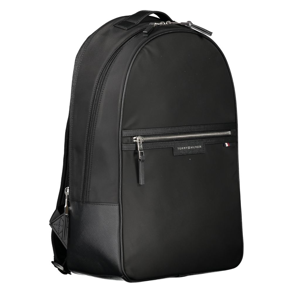 Tommy Hilfiger Black Polyester Backpack Tommy Hilfiger
