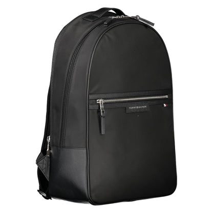 Tommy Hilfiger Black Polyester Backpack Tommy Hilfiger