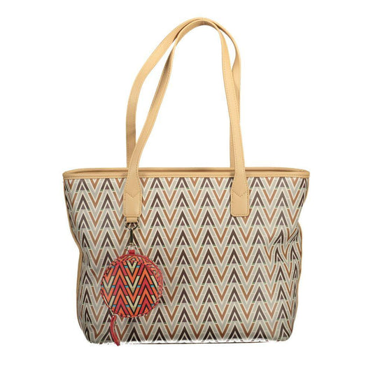 Mario Valentino Beige Polyurethane Women Handbag