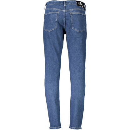 Calvin Klein Blu Cotton Men Jeans