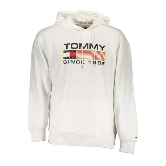 Tommy Hilfiger Bianco Cotton Men Sweatshirt Tommy Hilfiger