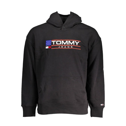 Tommy Hilfiger Black Cotton Sweatshirt Tommy Hilfiger
