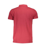 Cavalli Class Red Cotton Polo Shirt CA-22343-M