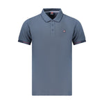 Norway 1963 Blue Cotton Men Polo Shirt