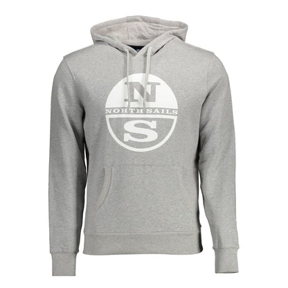 North Sails "Gray Cotton Men Sweatshirt" North Sails