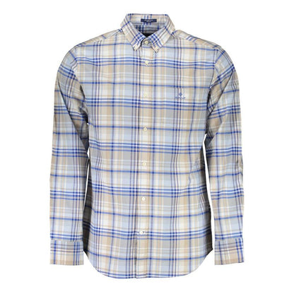 Gant Azzurro Organic Cotton Men Shirt