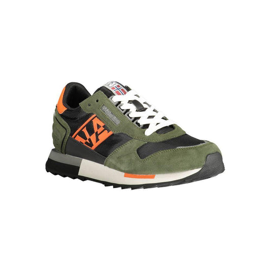 Napapijri Green Polyester Sneaker NA-15030-EU43/US10