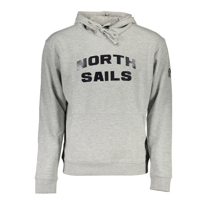North Sails Grigio Cotton Men Sweatshirt North Sails