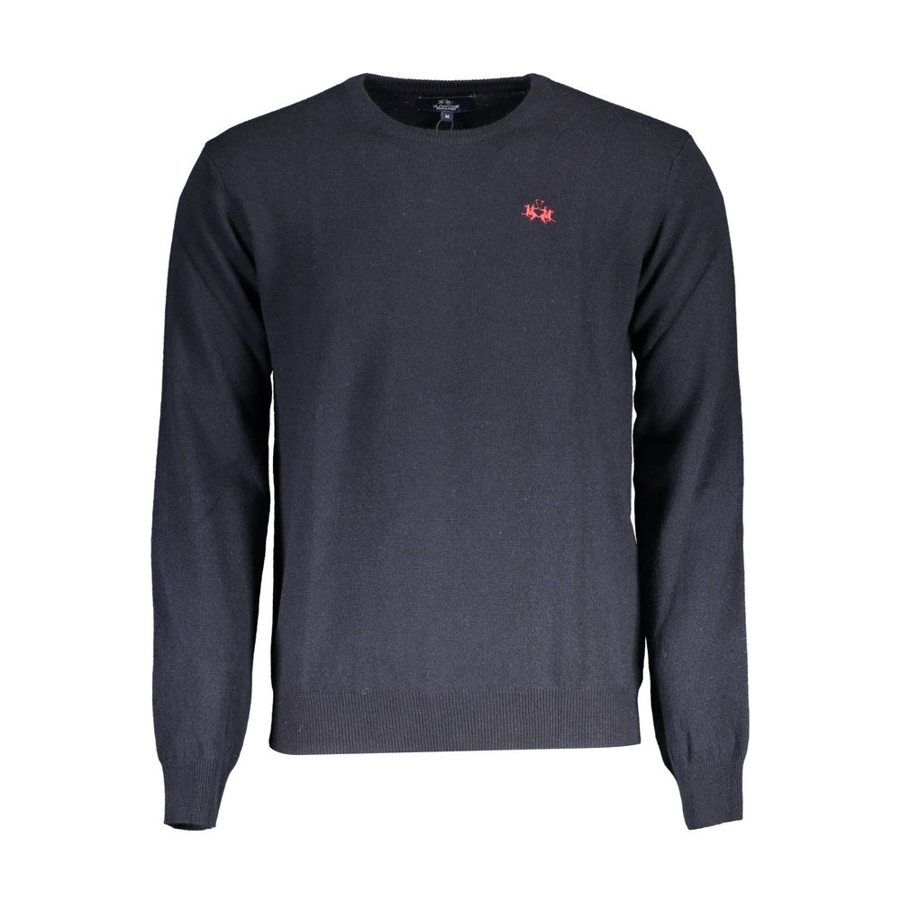 La Martina Blue Wool Sweatshirt