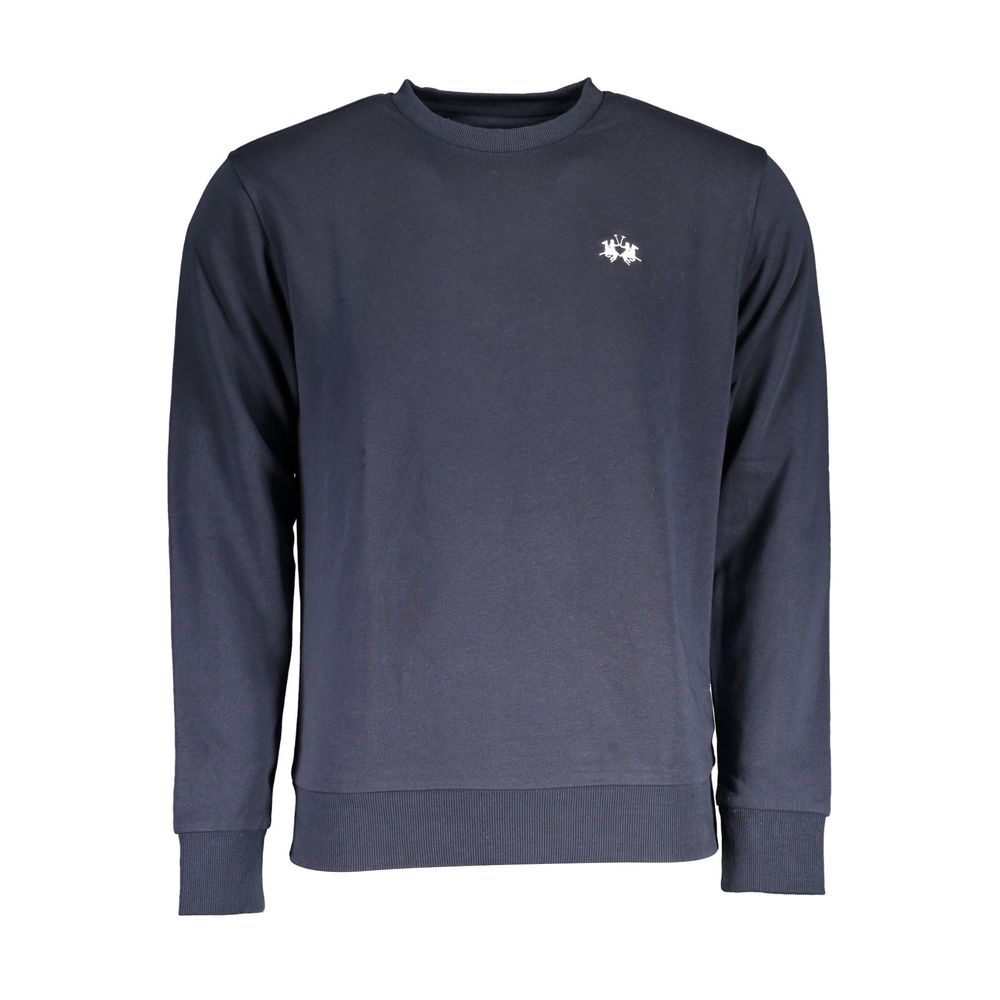 La Martina Black Cotton Men's Sweatshirt La Martina