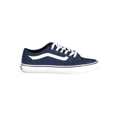 Vans Blue Polyester Low Top Sneakers Vans