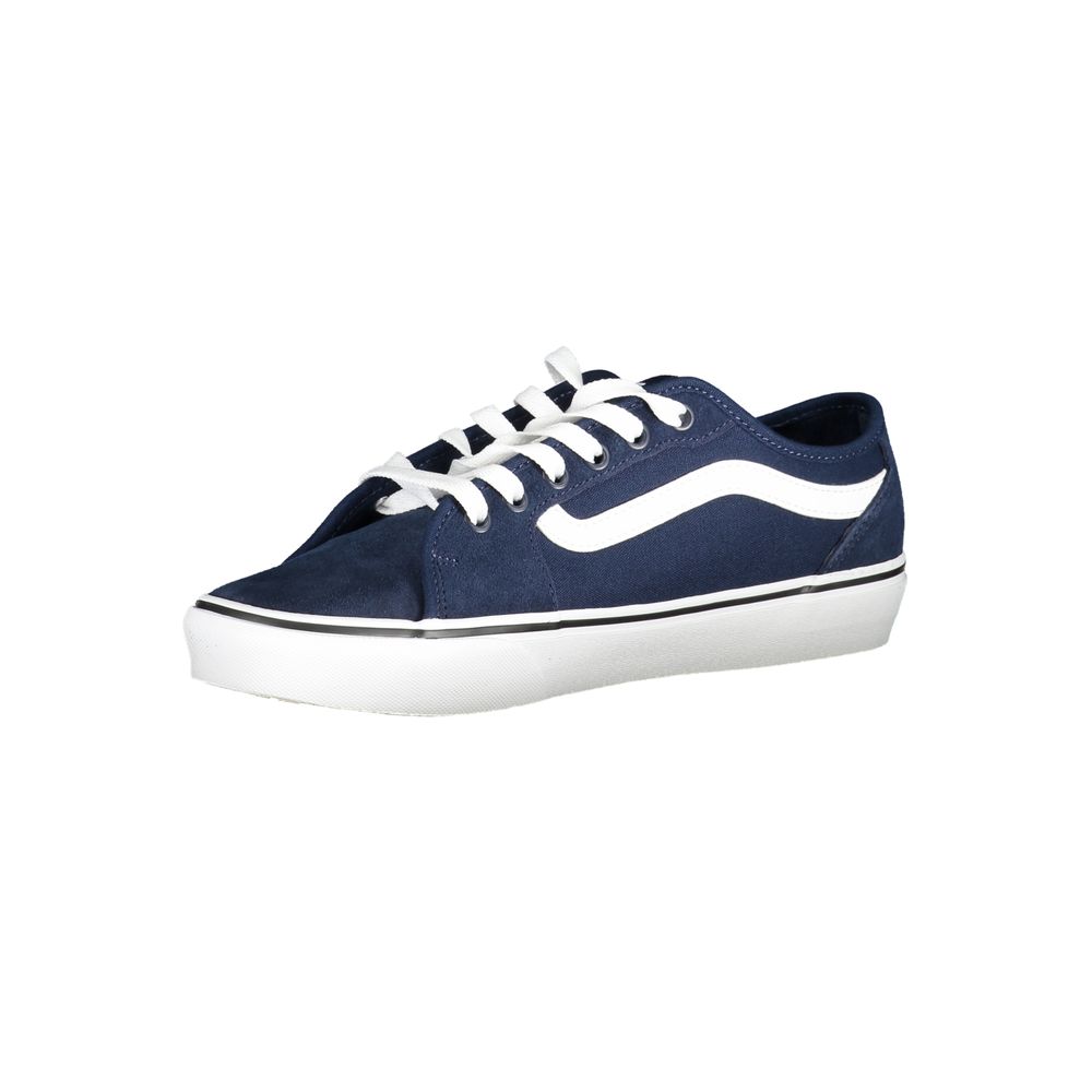 Vans Blue Polyester Low Top Sneakers Vans