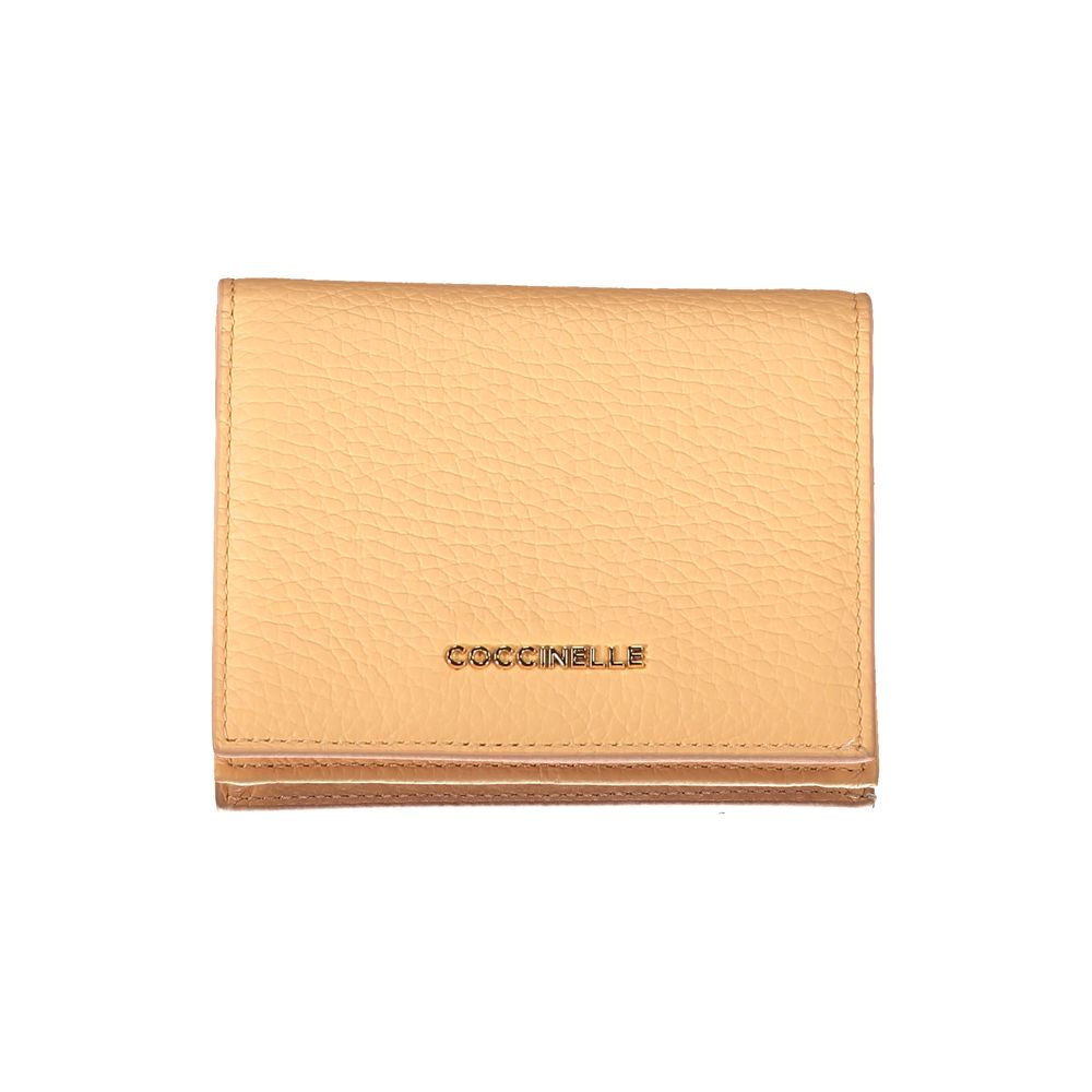 Coccinelle Orange Leather Leather Wallet Coccinelle