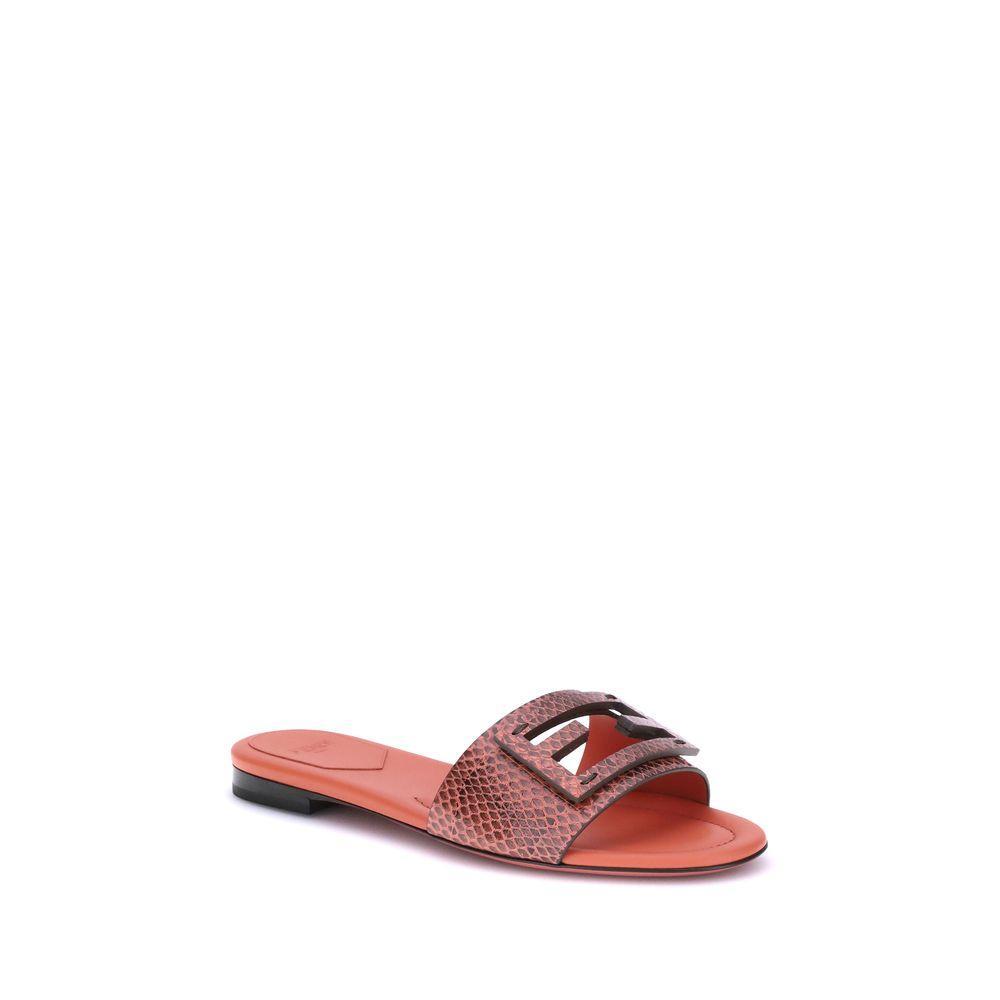 Fendi Python print Sandals FE-8R8136AU30F1SZA-EU36/US6