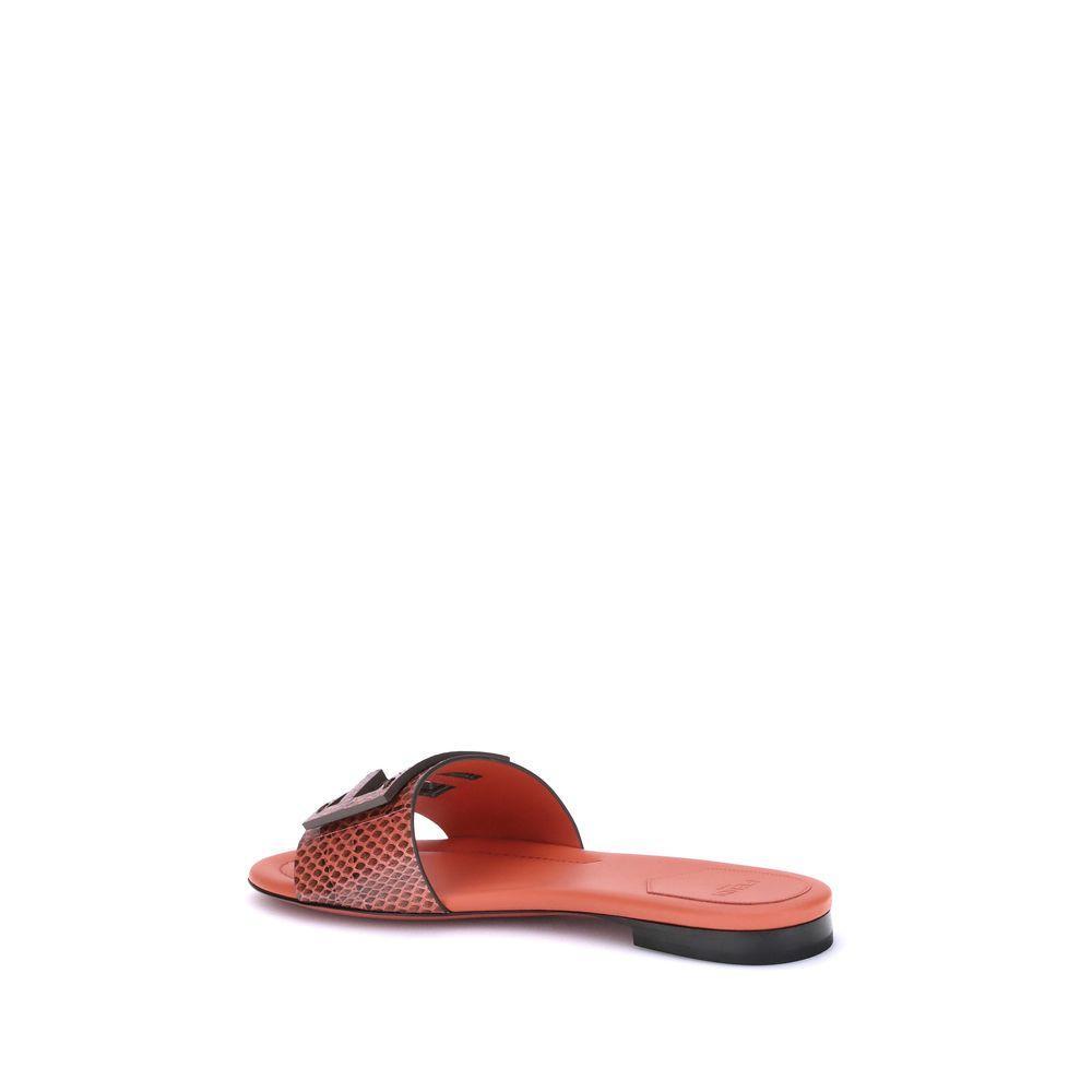 Fendi Python print Sandals FE-8R8136AU30F1SZA-EU36/US6