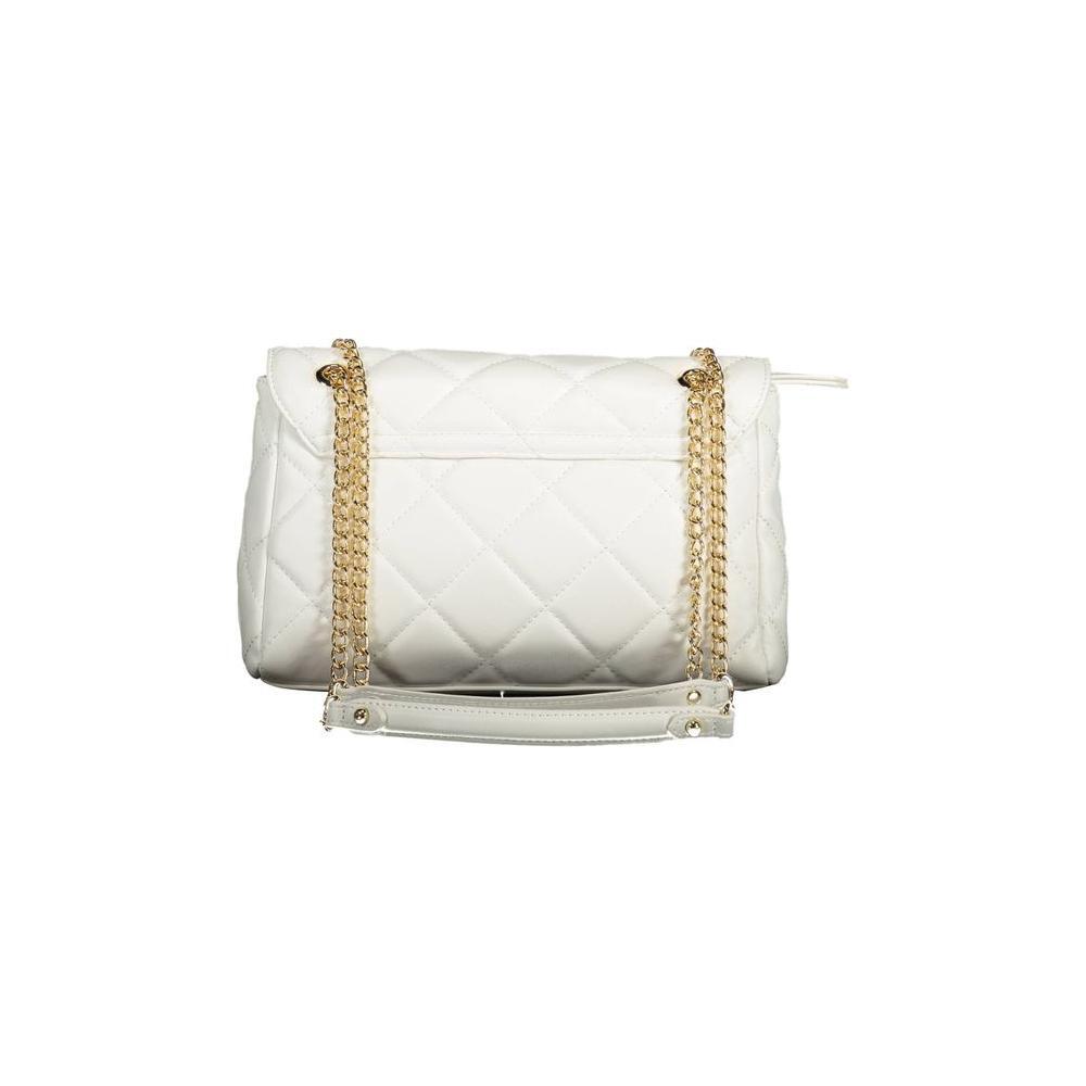 Front view with bag zipped and handles upright.