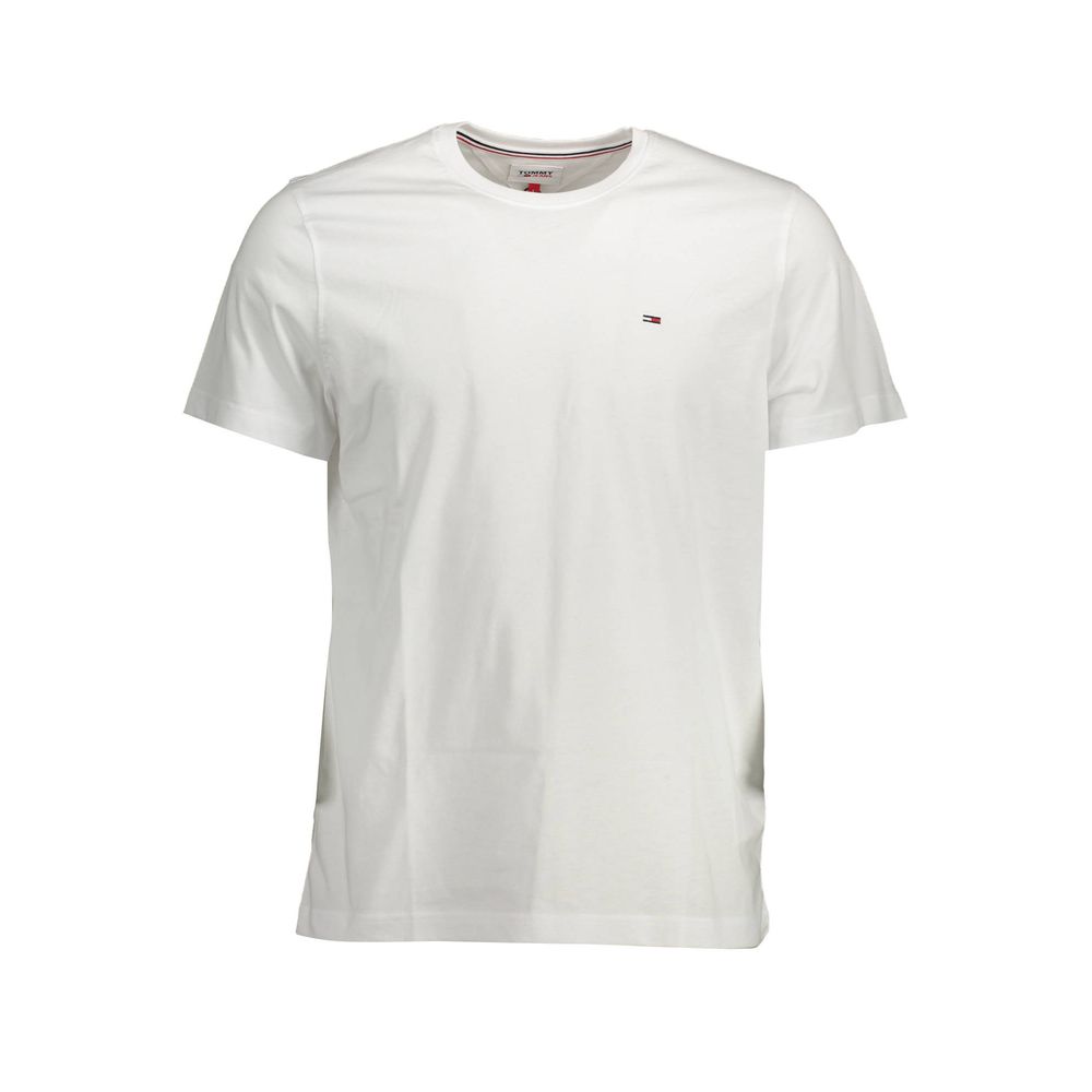 Tommy Hilfiger White Cotton Men's T-Shirt