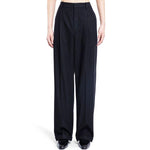 Saint Laurent Cashmere And Wool Flannel 90'S Striped Pants SA-8815637266644-IT52 | XL
