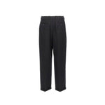 Saint Laurent Cashmere And Wool Flannel 90'S Striped Pants SA-8815637266644-IT52 | XL