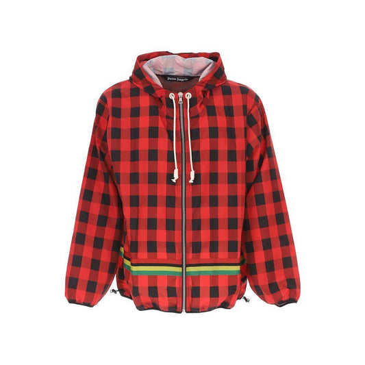 Palm Angels Checked Windbreaker Jacket PA-8736537280724-L