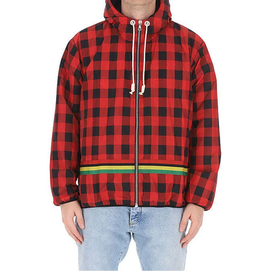 Palm Angels Checked Windbreaker Jacket PA-8736537280724-L
