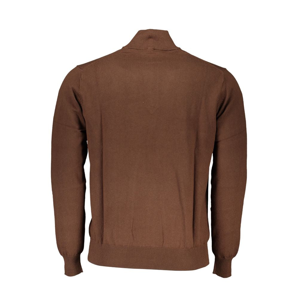 Harmont & Blaine Marrone Cotton Men Sweater Harmont & Blaine