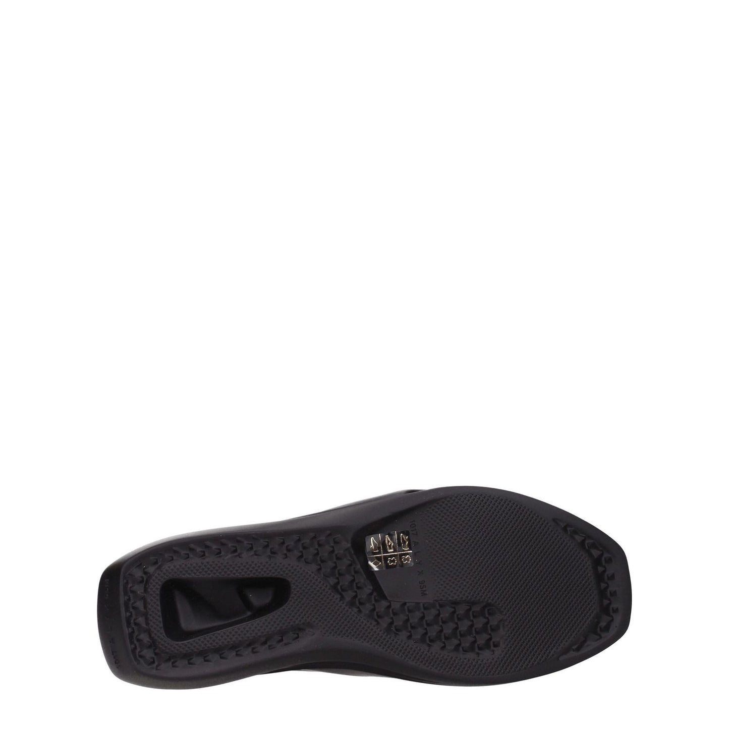 Alyx Black Leather Slippers