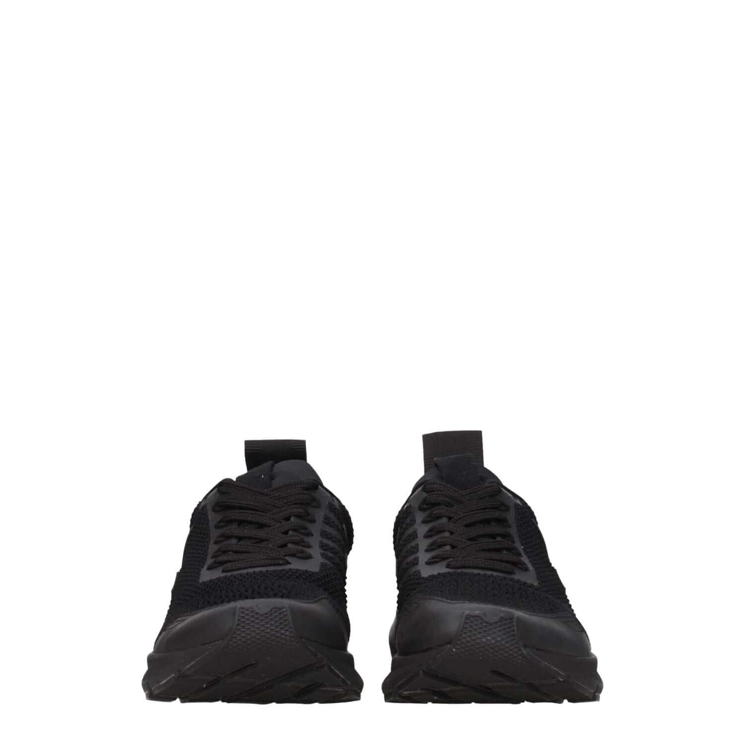 Veja Black Fabric Athletic Sneakers