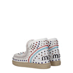 Mou White Leather Ankle Boots MO-8547457007881-EU36/US6