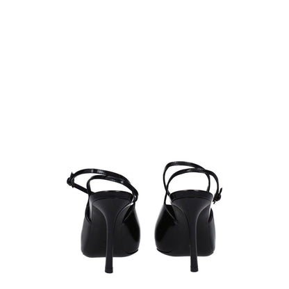 Givenchy Black Leather High Heel Pumps