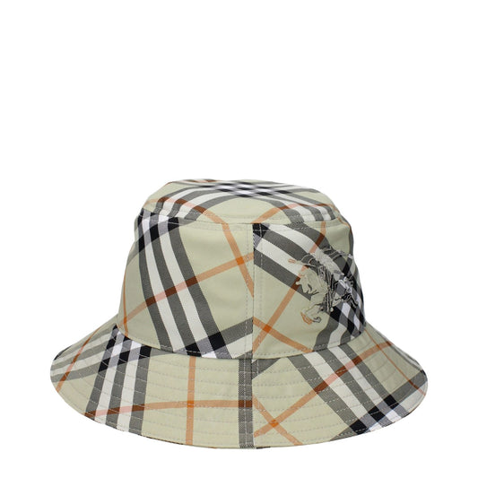 Burberry Green Fabric Bucket Hat Burberry