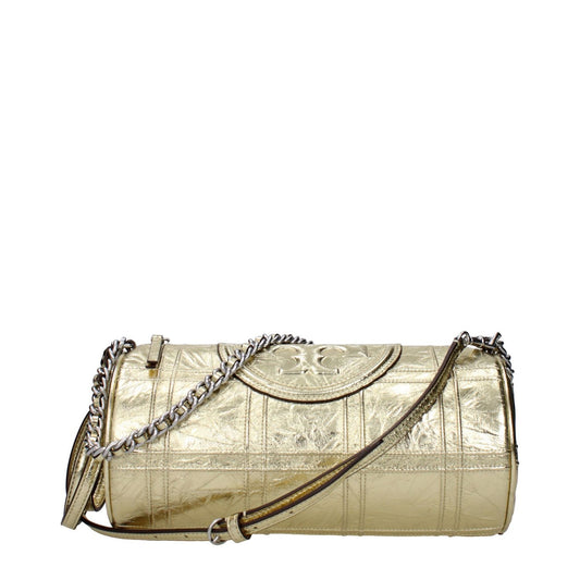 Tory Burch Gold Leather Shoulder Bag Tory Burch