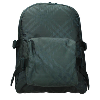 Burberry Green Fabric Backpack Burberry