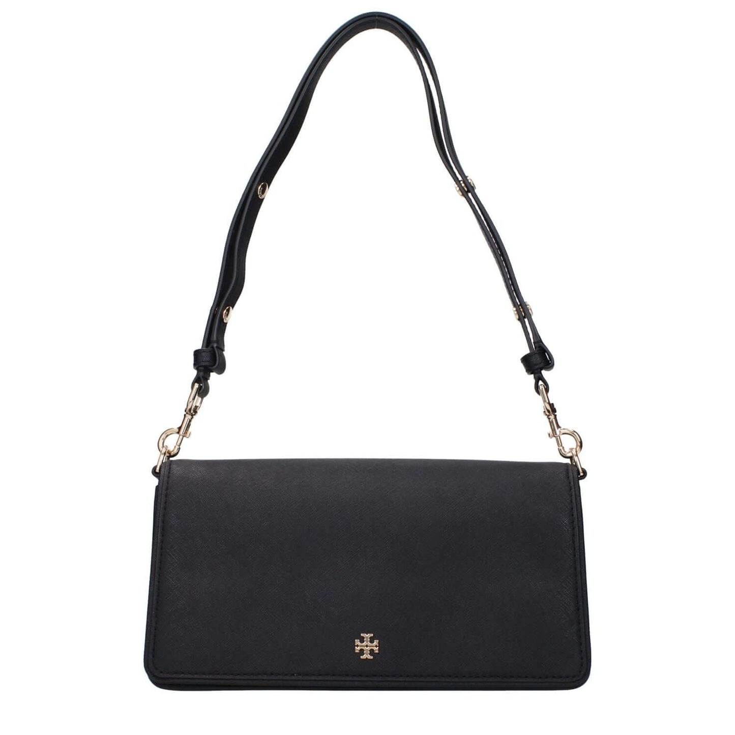 Tory Burch Black Leather Shoulder Bag 1728,75667636384,Bags,Black,New with tags,Shoulder Bags - Bags,Tory Burch,Women