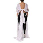Dolce & Gabbana White Bustier Corset Cropped Chiffon Top TSH90632-38