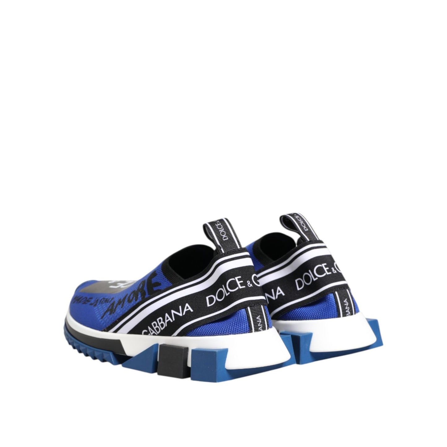 Dolce & Gabbana Blue Logo Low Top Sorrento Sneakers Shoes MV7743-40