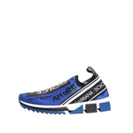 Dolce & Gabbana Blue Logo Low Top Sorrento Sneakers Shoes MV7743-40