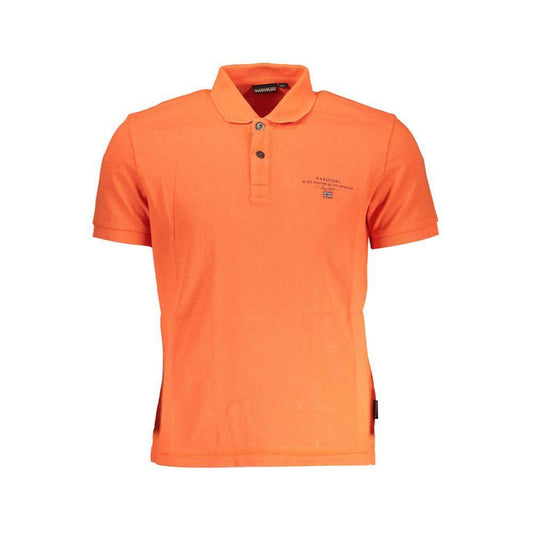 Napapijri Red Cotton Polo Shirt NA-19601-S