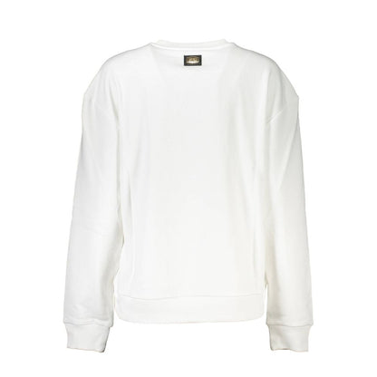 Cavalli Class Bianco Cotton Women Sweatshirt