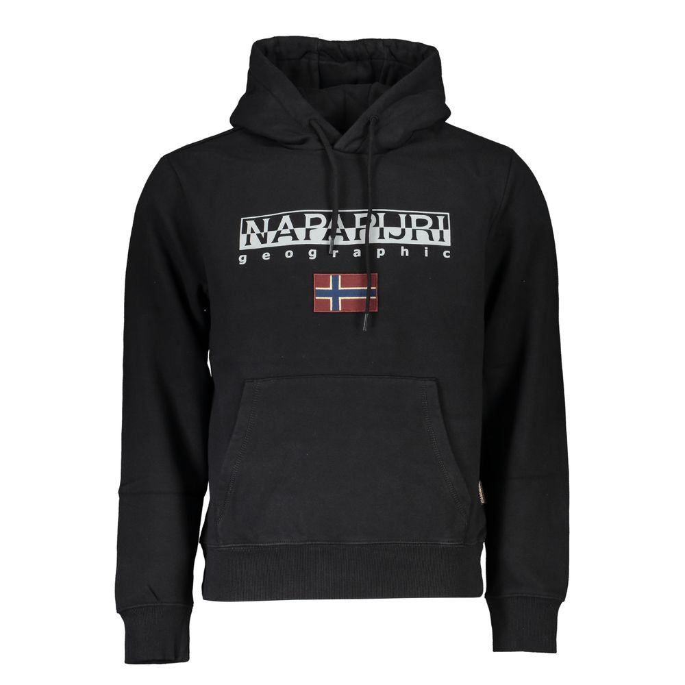 Napapijri Black Cotton Sweater NA-25316-S